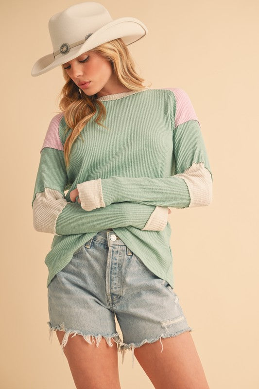 Gretel Colorblock Layering Top