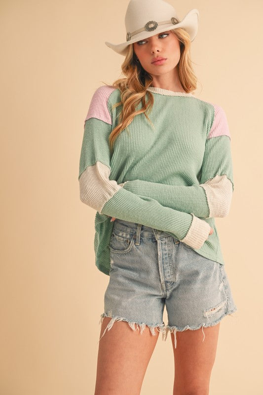 Gretel Colorblock Layering Top